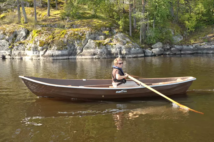 SUVI 460 "terva" sis. tervatut airot - Suvi veneet - 72320 - 1