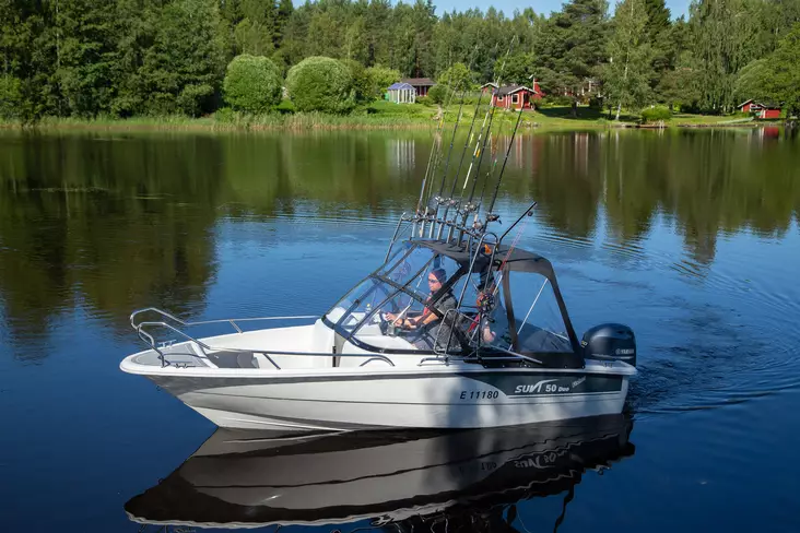 Suvi 50 Duo Fisher vene Yamaha F50 HETL perämoottori - Suvi veneet - 99252 - 1