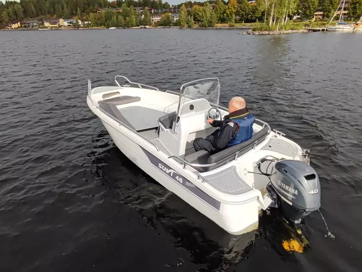 Suvi 46 Fisher vene Yamaha F40 FETL perämoottori - Suvi veneet - 99249 - 1